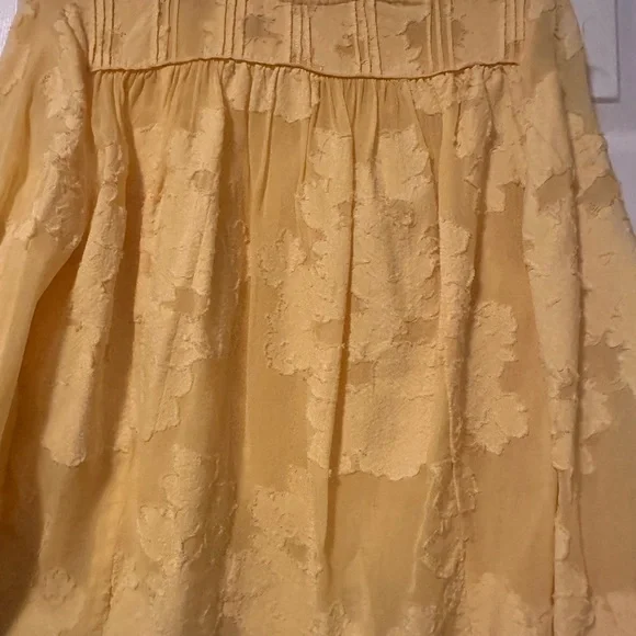 Wilfred Soft Yellow Ruffled Top - Picture 3 of 5